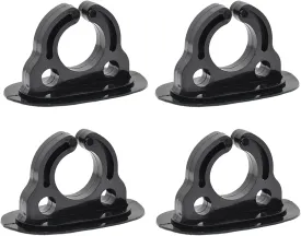4 Pcs Paddle Holder Kayak Oar Holder Plastic Paddle Clips Inflatable Boats Paddle Holder Clip Oar Keeper Easy to Install Paddle Holder Keeper