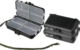 5 Pack Mini Plastic Tackle Boxes for Small Tackle Box Organizer, Ideal for Fishing Storage Containers, Kayak Fly Boxes Large