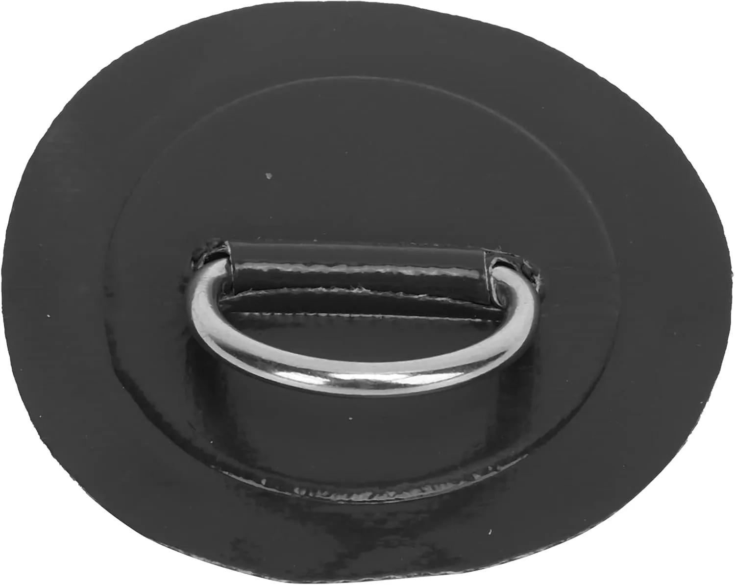 6 Pcs Marine D Pad Patch for Inflatable Boats, Canoes & Rafts with Stainless Steel Buckle - Easy Installation ()
