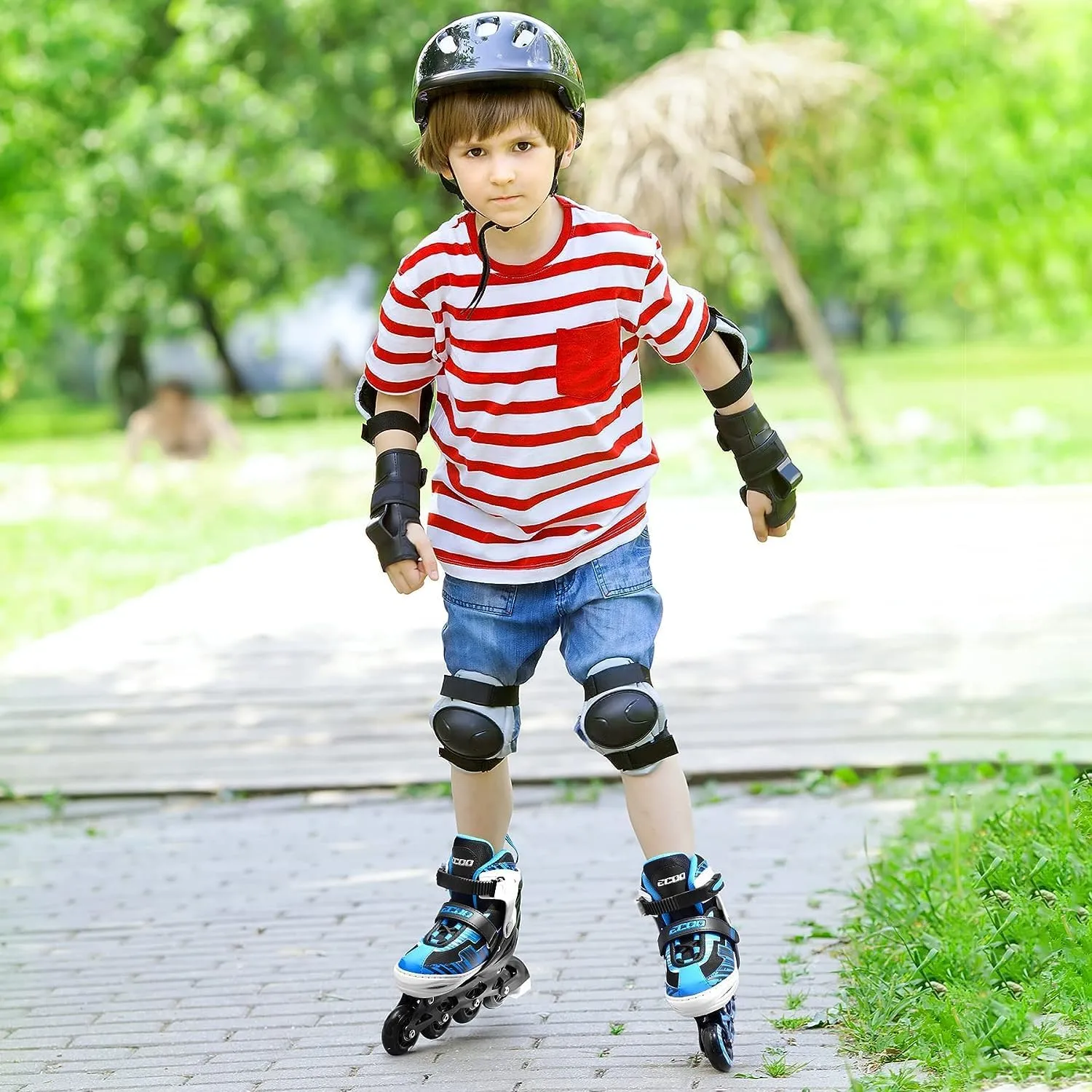 Adjustable Inline Skates Boys and Girls with Light up WheelsRoller Skates for Kids Ages 4-12, Teen Skates for Beginner Outdoor and Indoor