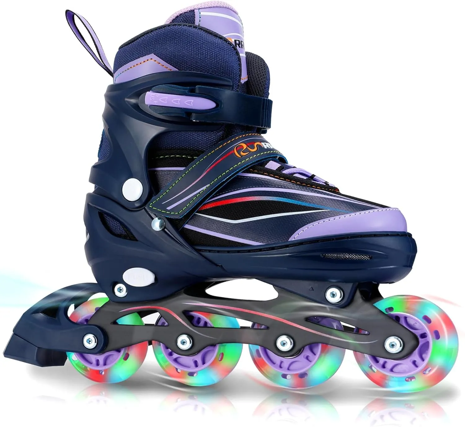 Adjustable Kids Inline Skates for Boys Girls with Full Light Up Wheels - Roller Skates for Kids Ages 6-12, Toddler Ages 3-5, Youth Women Beginners Outdoor Indoor