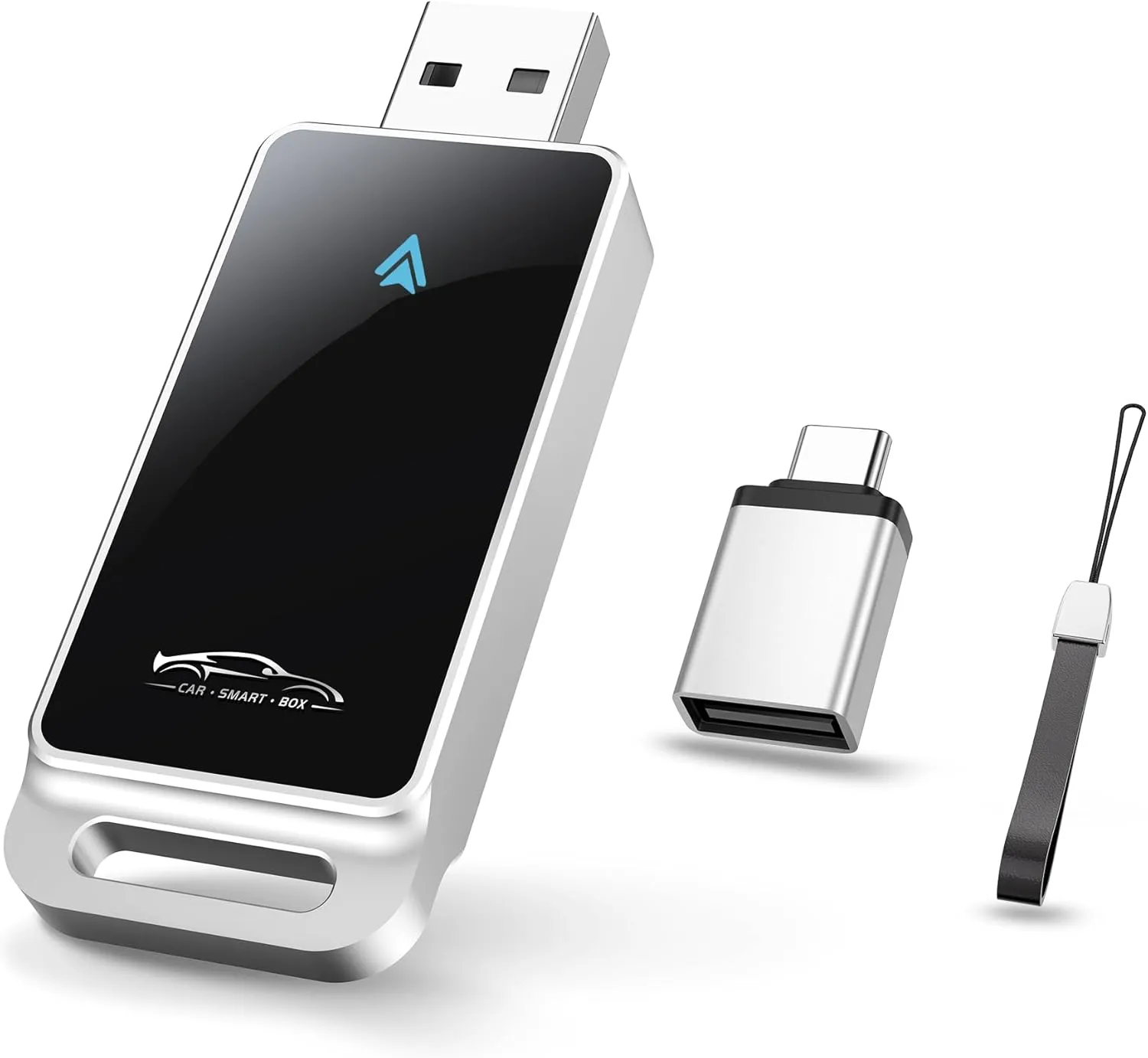 Android Auto Wireless Adapter, Convert Factory Wired to Wireless, Easy Plug and Play Setup, Zero Delay, Supports Voice Assistant, Compatible with Android 11 
