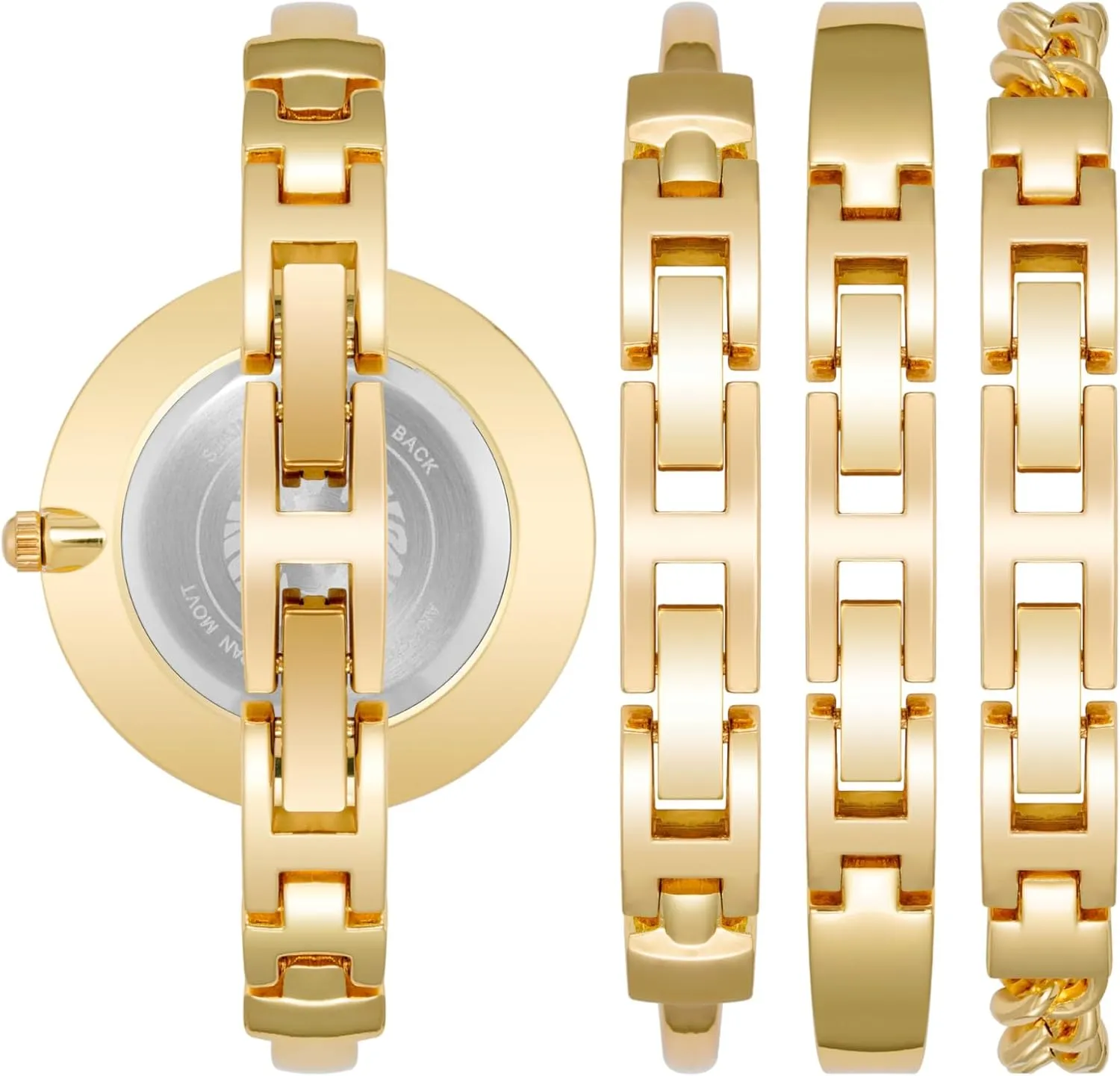 Anne Klein Women's Bangle Watch and Bracelet Set