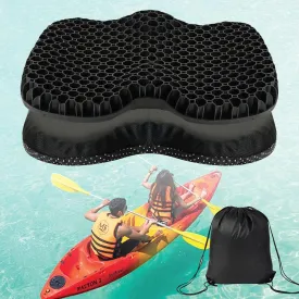 Anti-Slip Kayak Seat Cushion, Thickened Waterproof Boat Kayak Canoe Rowing Dinghy Gel Seat Pad for Sit-in Inflatable Fishing Kayak Canoe Chair Accessories Equipment
