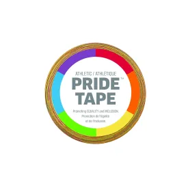 Awareness - Multipurpose Cotton Blend Grip for Hockey Stick Blade and Handle Protector, Baseball Bat, Lacrosse, Equipment, Cycling, Gear, Athletic Tape & Sports 24mm x 18m - Rainbow