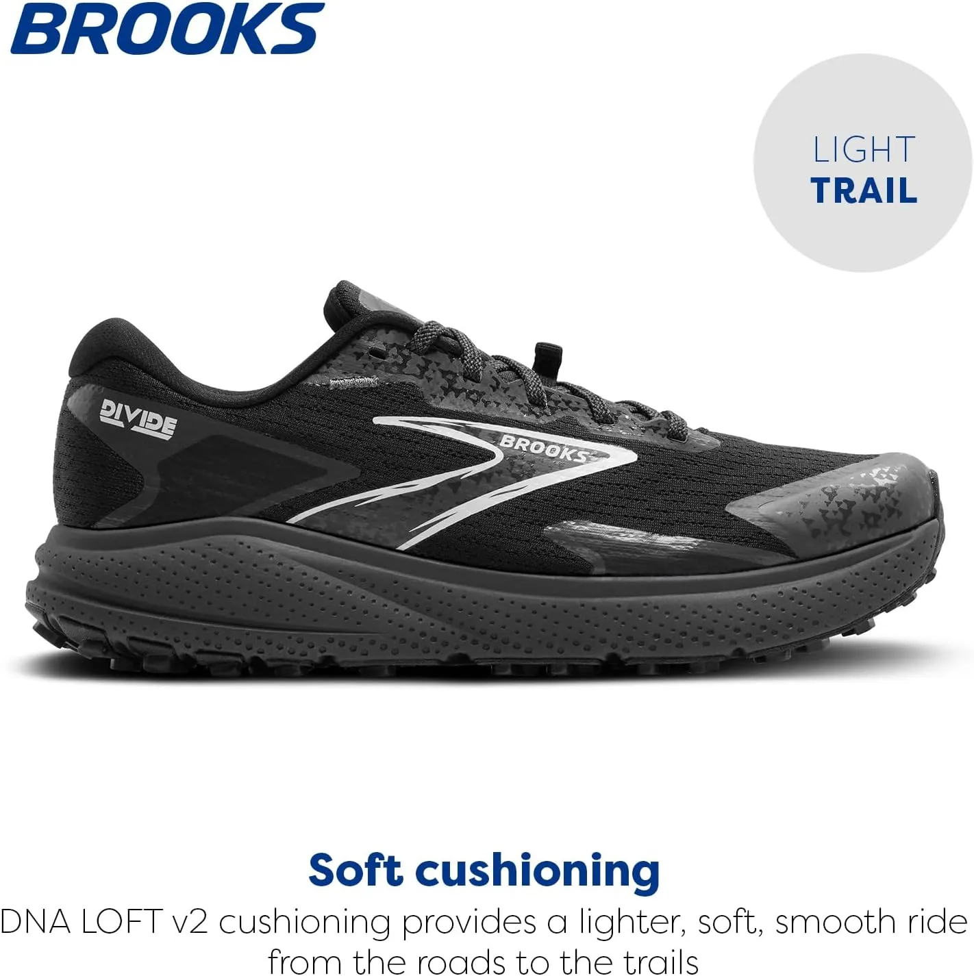 Brooks Mens Divide 5 Trail Running Shoe