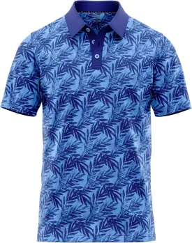 Classic Resort Wear Golf Polo ??Tropical Hawaiian Men Performance Short Sleeve Shirt Moisture Dry Fit Casual S Thru 5XL Funny