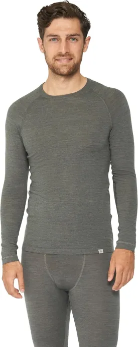 Danish Endurance Merino Wool Long Sleeve for Men, Thermal Top, Merino Wool Base Layer Underwear, with or Without a Zipper