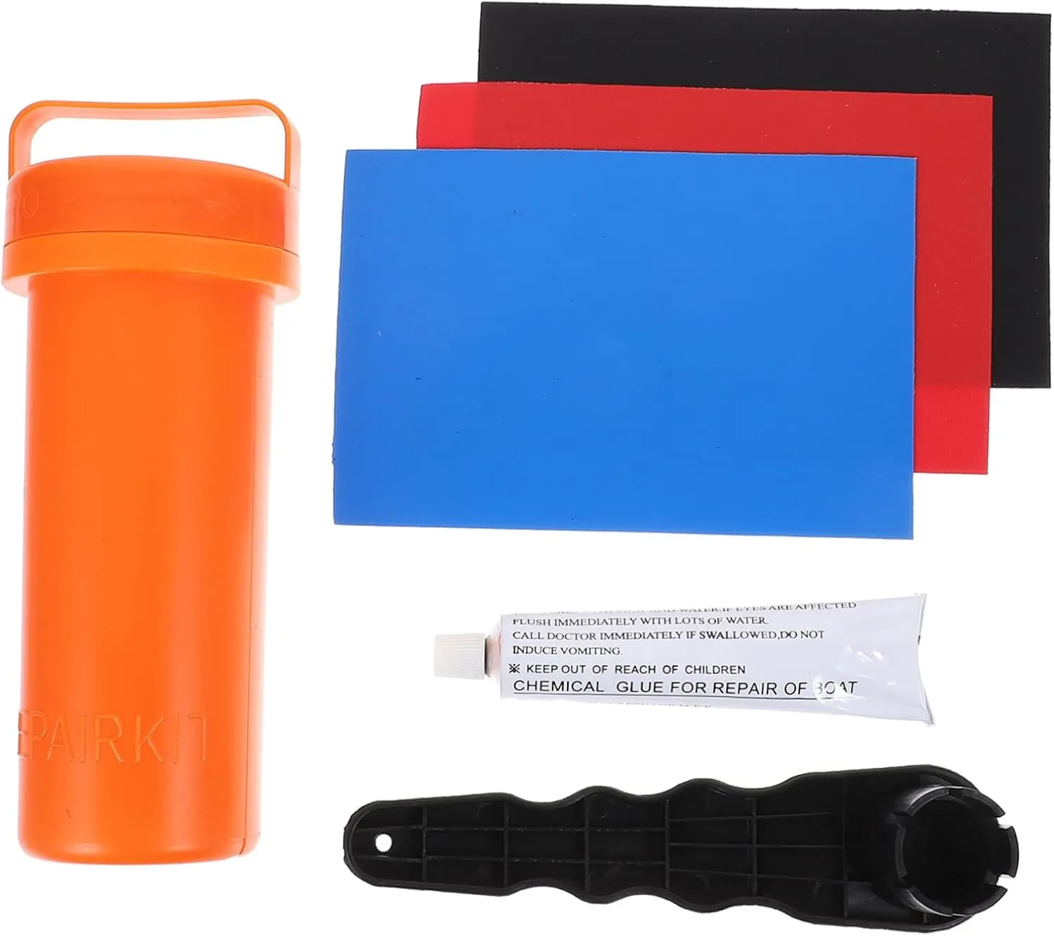 DECHOUS Paddle Board Accessory Multi-functional Repair Kit Kayak Patch Kit Inflatable Boat Repair