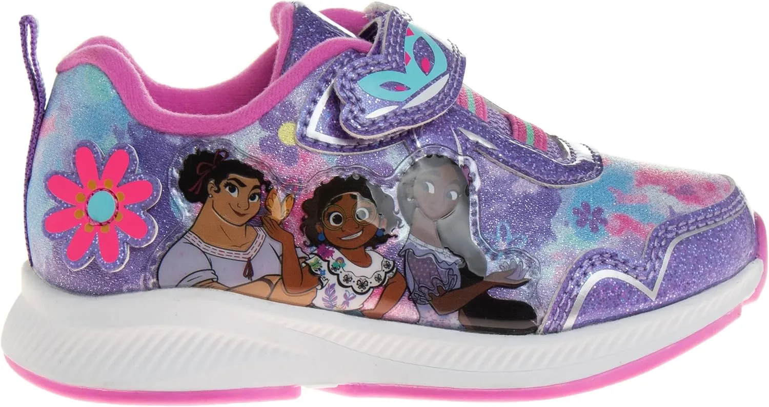 Disney Girls Princess Characters Light Up Laceless Shoes (Toddler/Little Girl)