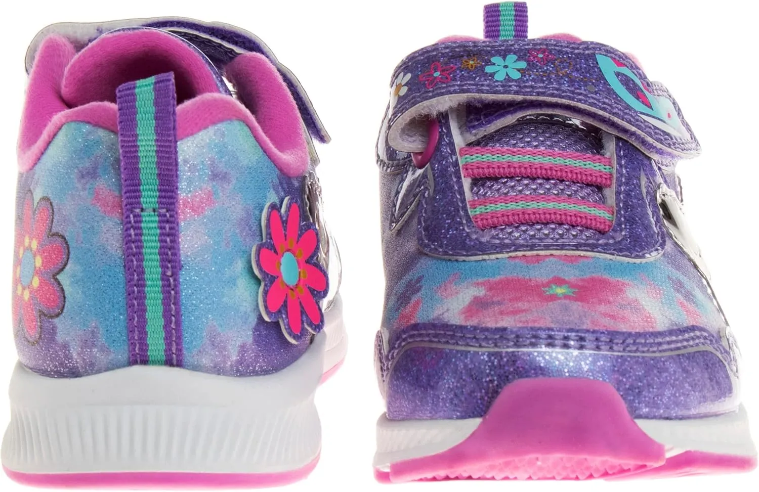 Disney Girls Princess Characters Light Up Laceless Shoes (Toddler/Little Girl)
