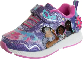 Disney Girls Princess Characters Light Up Laceless Shoes (Toddler/Little Girl)
