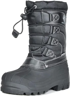 DREAM PAIRS Boys Girls Snow Boots Waterproof Outdoor Warm Cozy Anti-Slip Mid Calf Faux Fur Lining Winter Shoes for Little/Big Kids