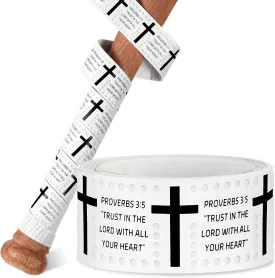 Faith Cross Baseball Bat Grip Tapes 1.1mm Precut Full Adhesive Softball Grip Tape,Non-Slip Softball Bat Wrap Religious Cricket Batting Tape Replacement