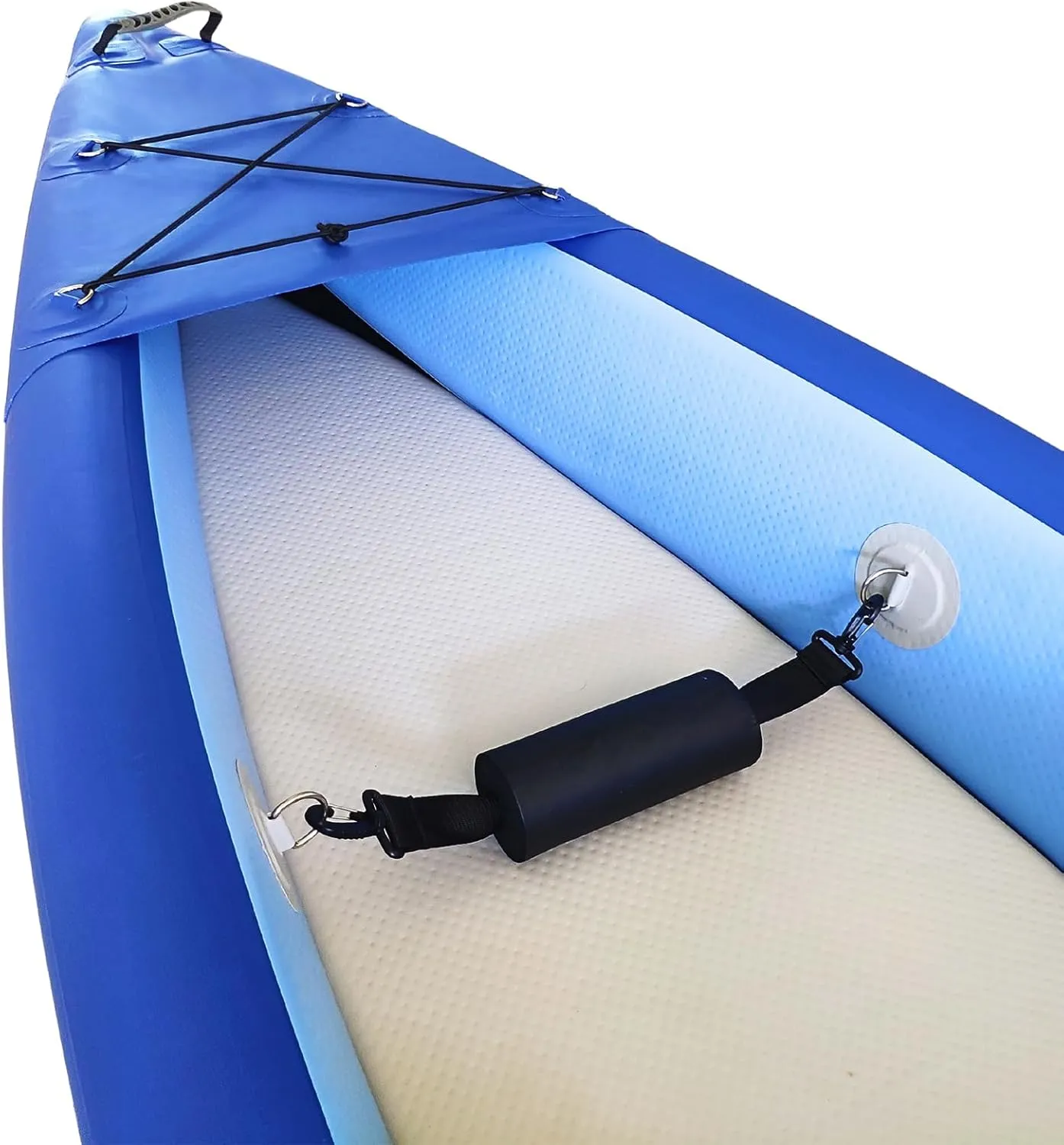 Freein Kayak|Emergency Boat| 1-2-Person Inflatable Kayak Set with Aluminum Oars and High Output Air Pump| 14'&11'