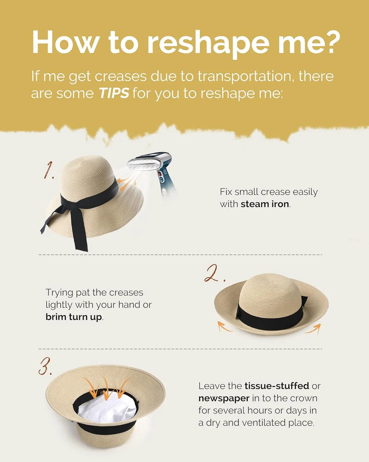 FURTALK Womens Beach Sun Straw Hat UV UPF 80  Travel Foldable Brim Summer UV Hat