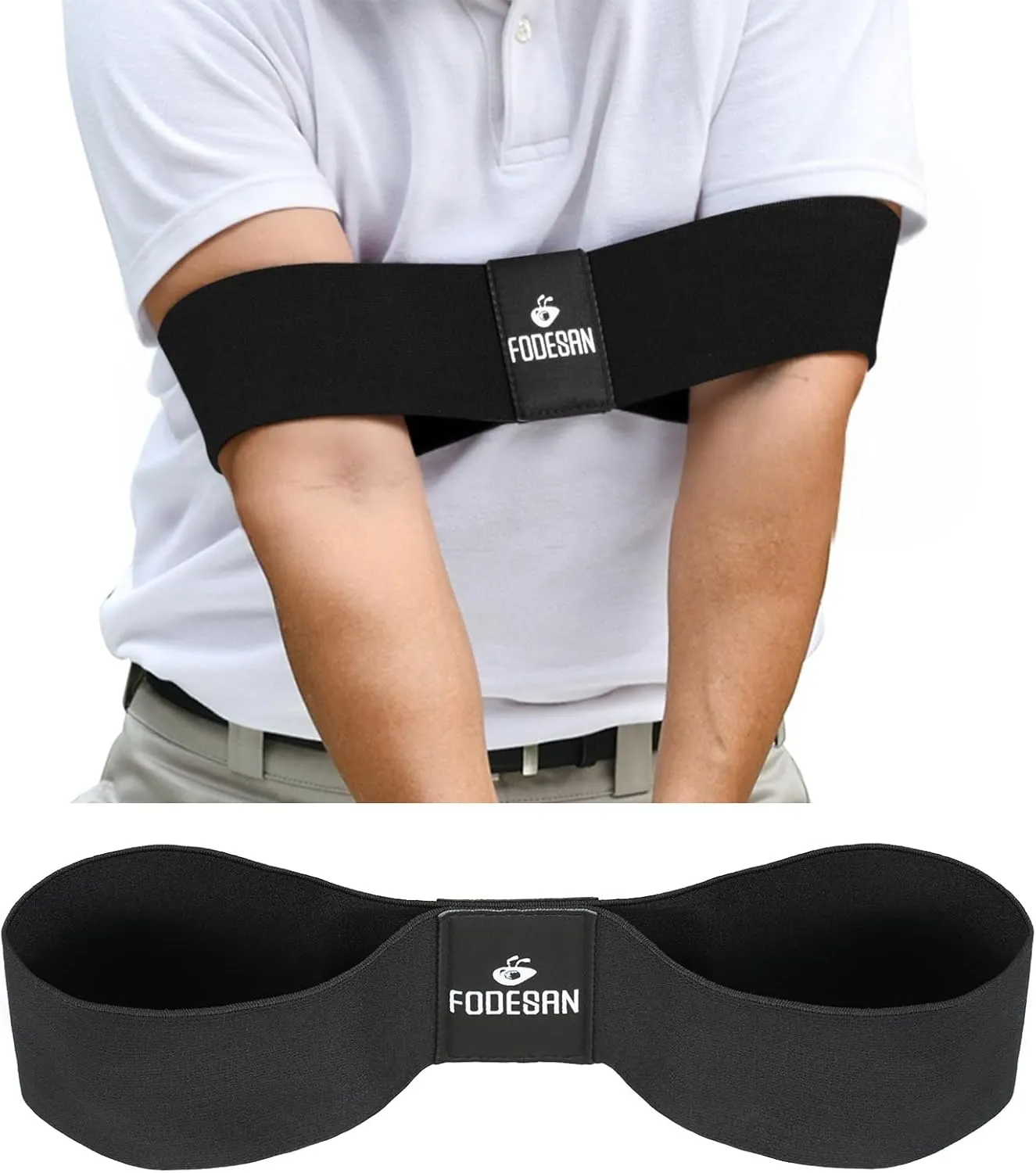 Golf Swing Training Aid  Swing Correcting Arm Band  Swing Trainer for Muscle Memory & Connection  Golf Trainer for Right & Left-Handed Players