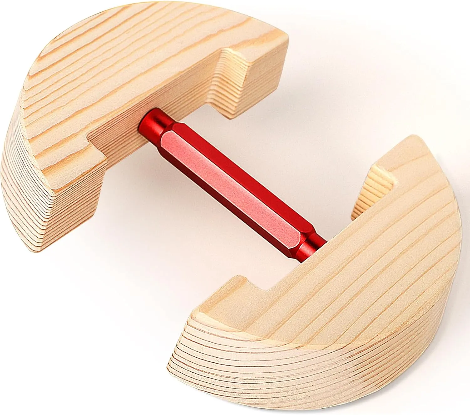 Hat Stretcher for Fitted Hats, Cowboy Hat Stretcher Fitted Hat 7 to 8 1/2, Adjustable Wooden Hat Jack Stretcher Fits All Caps