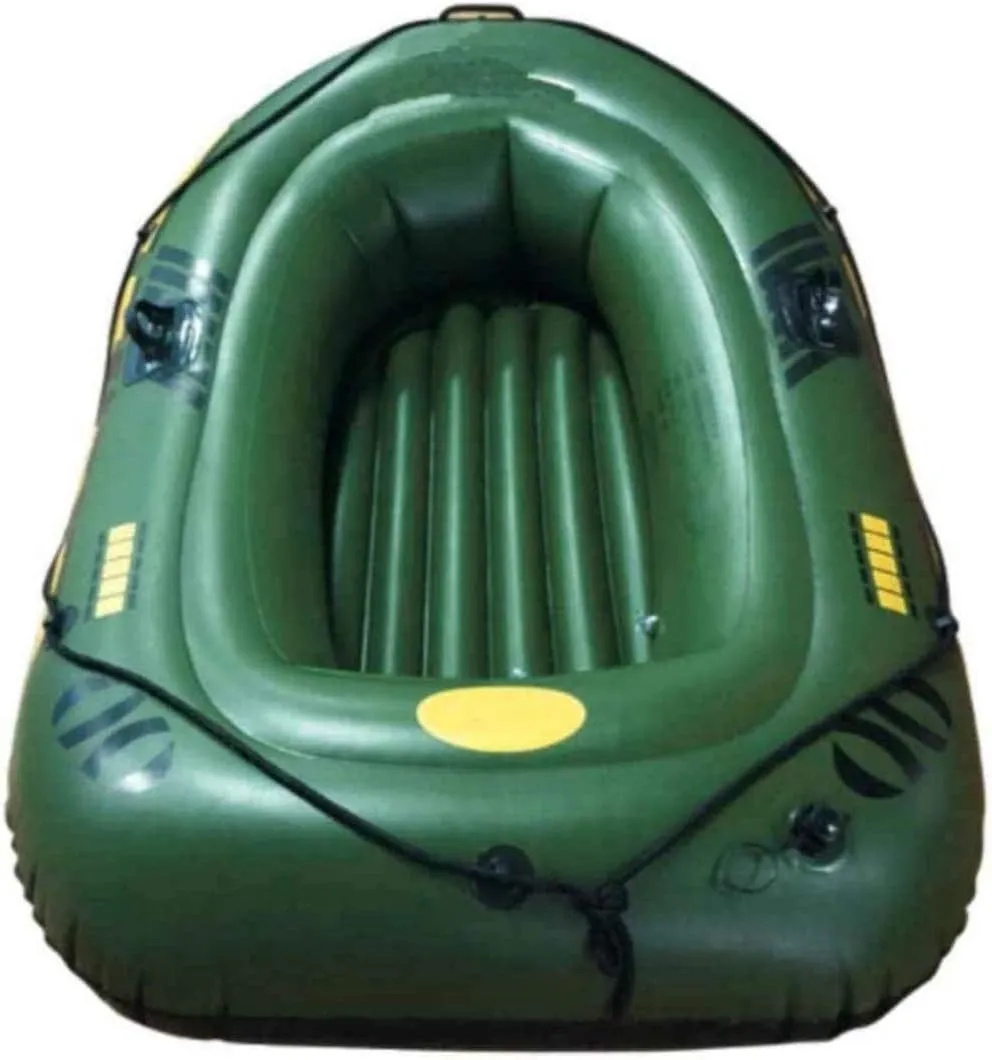 Inflatable Kayak, Independent Bottom Plate, 4 Independent Air Chambers, Equipped with Special Repair Tools, Air Pump,1.9M
