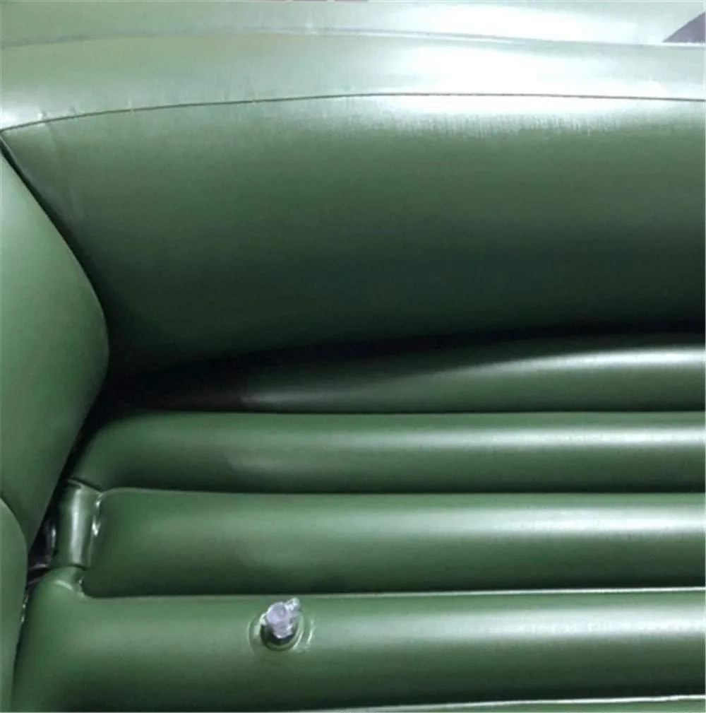 Inflatable Kayak, Independent Bottom Plate, 4 Independent Air Chambers, Equipped with Special Repair Tools, Air Pump,1.9M