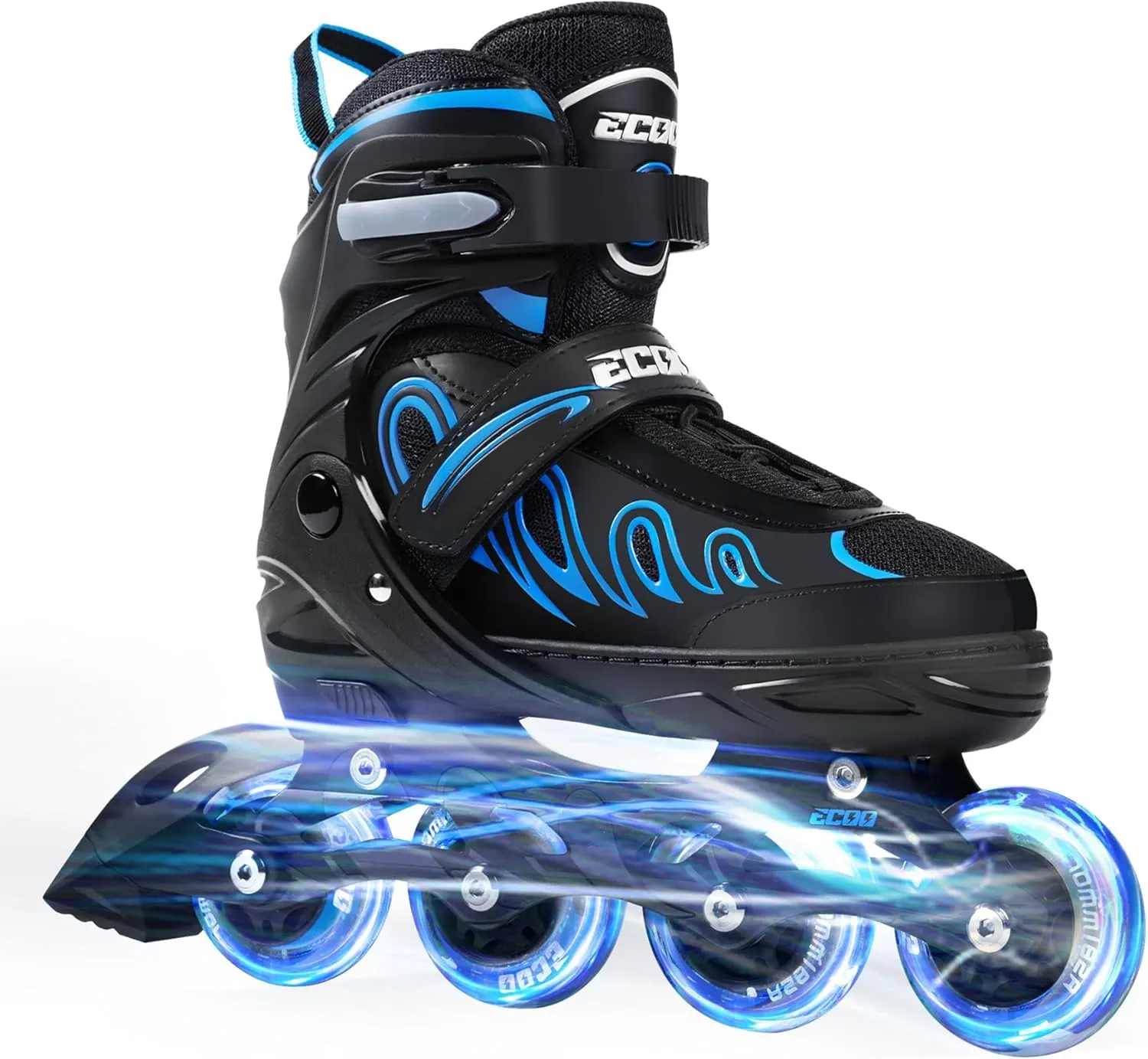 Inline Skates for Girls and Boys Ages 5-8 8-12 Light up Wheels, Adjustable Size Roller Skates Blades Kids Adult Women Outdoor