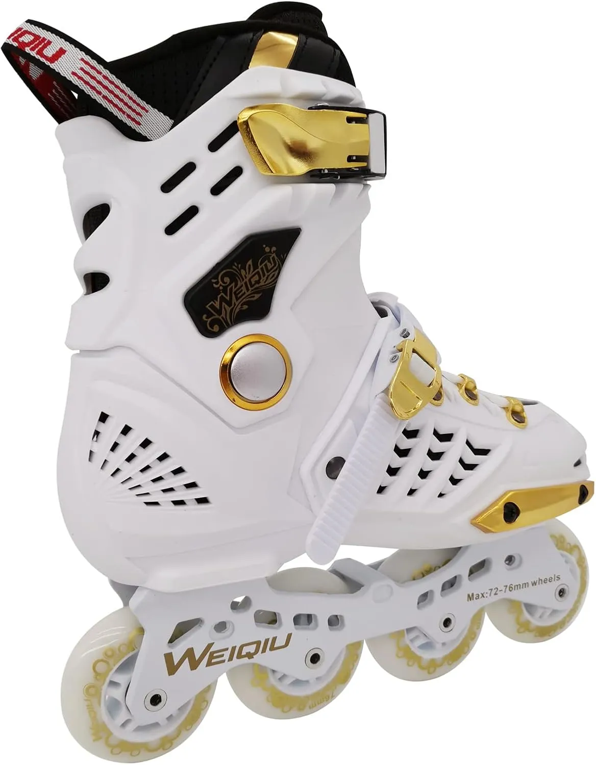 Inline Skates for Women and Men, Fitness Professional Roller Skates Blades Adult, High Performance Outdoor Inline Speed Skates Unisex, Beginner Aggressive 4-Wheel Racing Skates