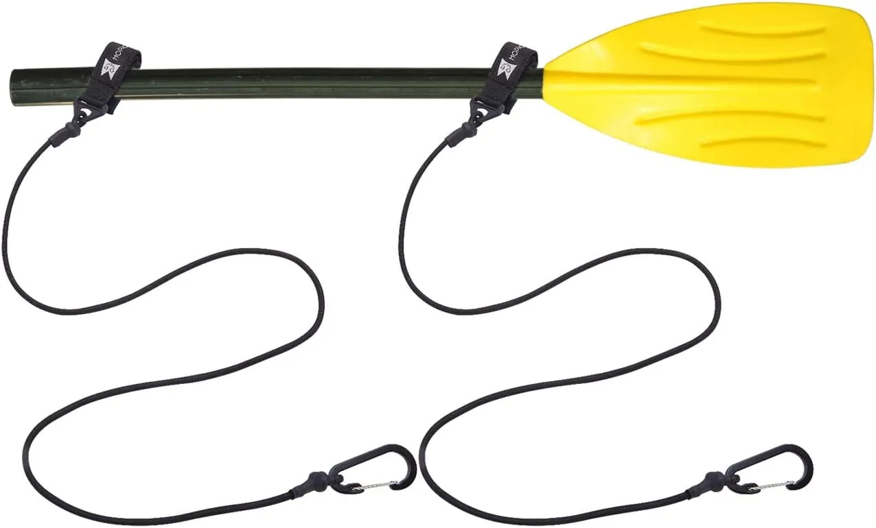 Kayak Paddle Leash, Paddle Leash Lightweight Coiled Kayak Rod Leashes for SUP Kayaking Canoing Fishing Boating