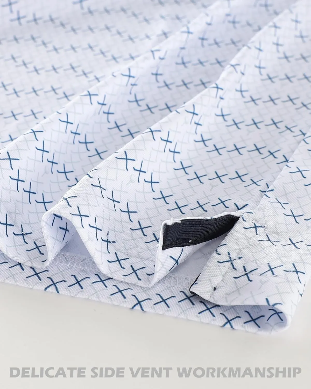 Men's Golf Polo Shirts Dry Fit Comfort Stretch Casual Shirt Short Sleeve Perfomance Moisture Wicking Funny Print