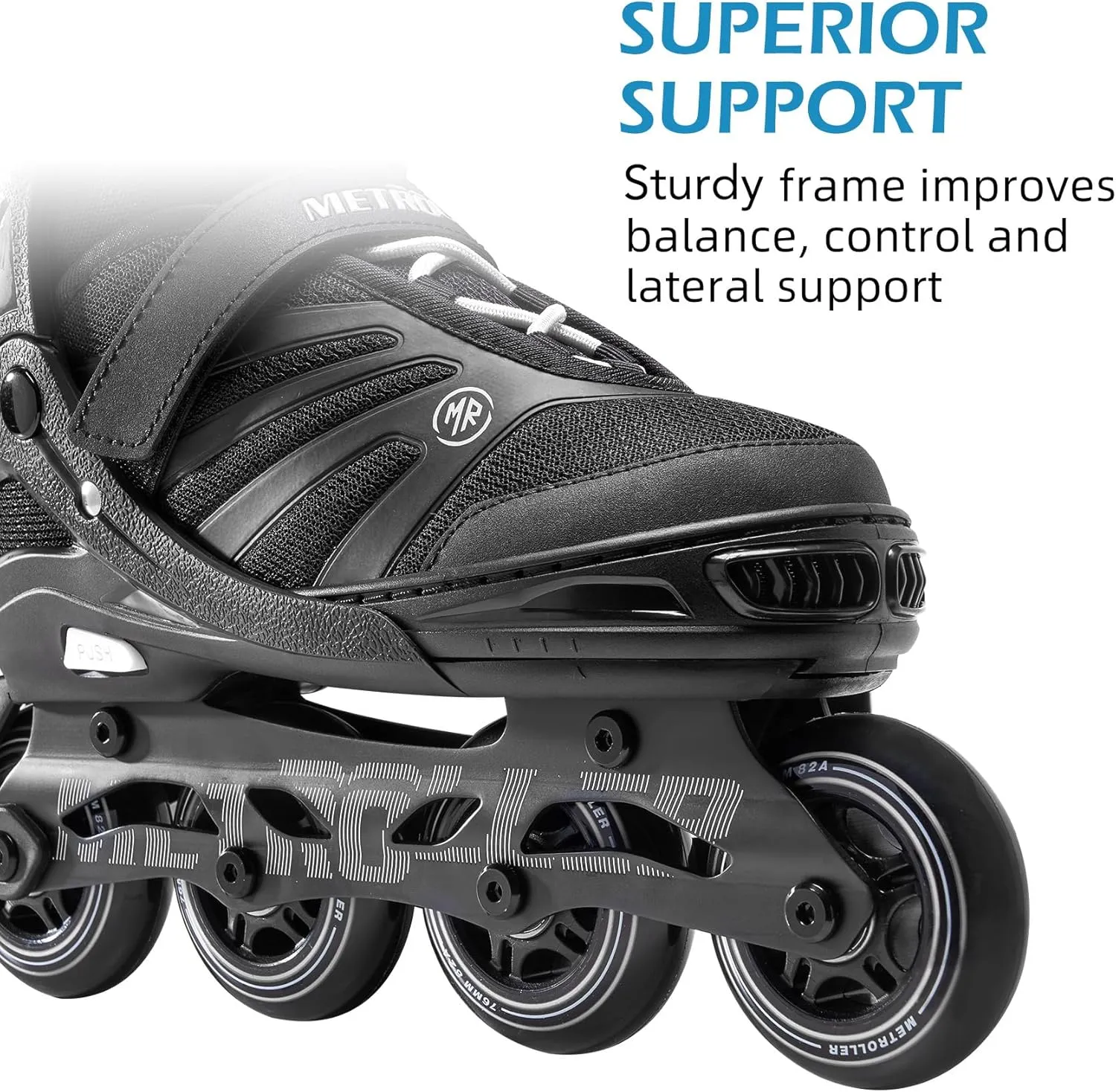 METROLLER Women Inline Skates Men Skates for Adult Female Male Adjustable Inline Skates for Teens Boys and Girls.
