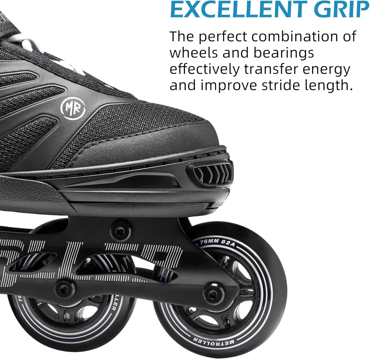 METROLLER Women Inline Skates Men Skates for Adult Female Male Adjustable Inline Skates for Teens Boys and Girls.