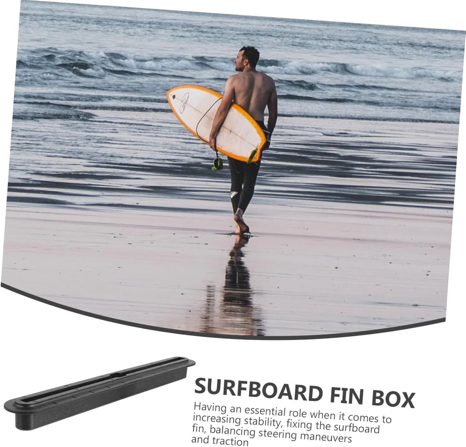Mipcase Trough Boarding Fins Paddle Inflatable Boat Patch Kit Small Rudder Groove Board Surfing Surf Fix Boat