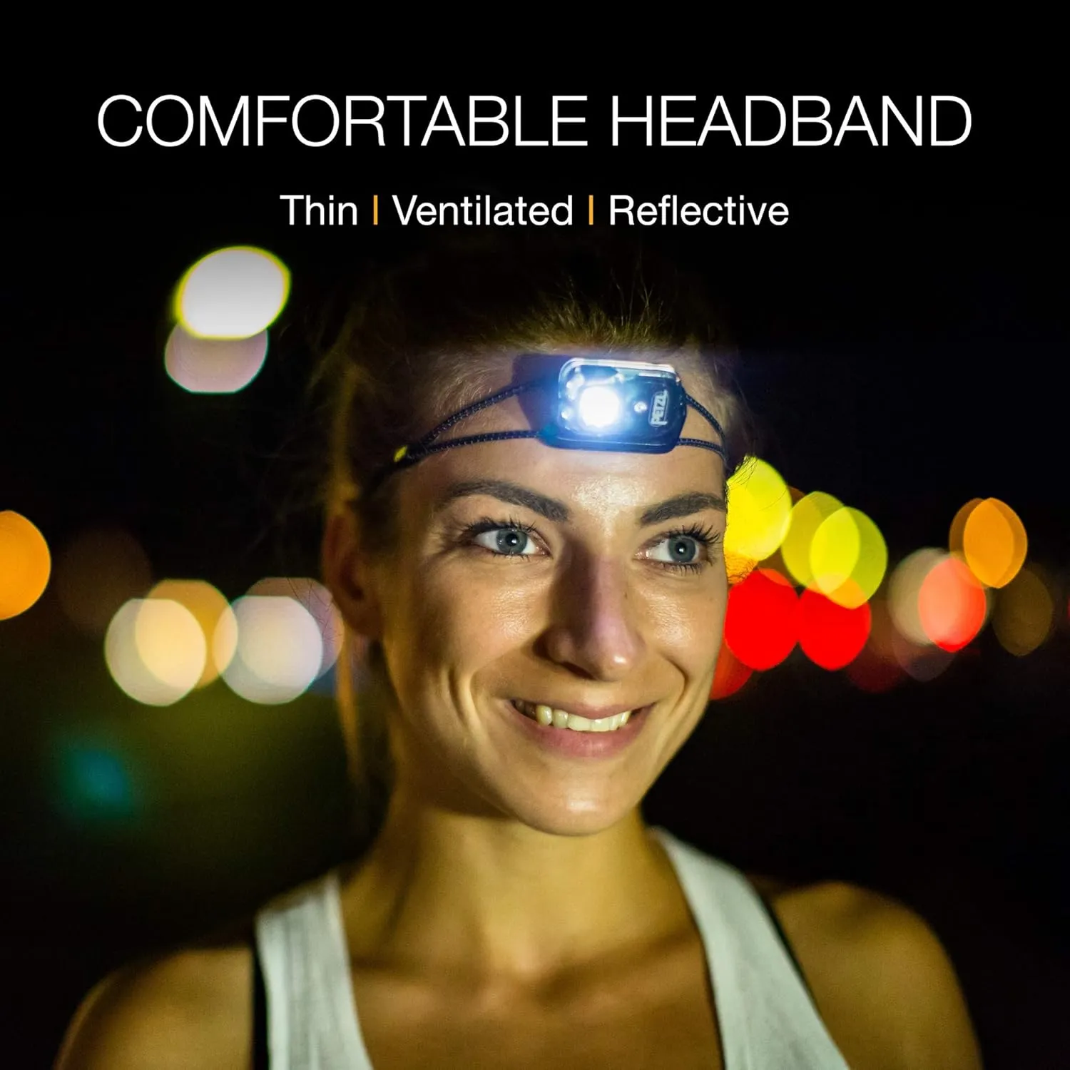 PETZL Bindi Headlamp - Ultra-Compact Rechargeable Headlamp Designed for Everyday Athletic Activities - Black