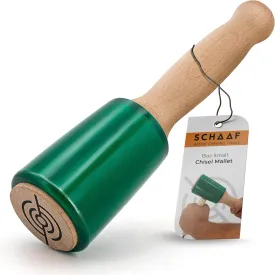 Precision Wood Carving Mallet, 15oz Chisel Mallet for Woodworking, Comfortable Wooden Mallet Handle Reduces Hand Fatigue, Non-Marring Urethane Head Protects Tools, Chisel Hammer from Schaaf Tools