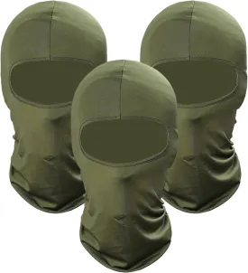 Pukavt 1-4 Pack Balaclava Face Mask, Ski Mask for Men Women, UV Protection Windproof Scarf for Motorcycle Snowboard Cycling