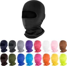 Pukavt 1-4 Pack Balaclava Face Mask, Ski Mask for Men Women, UV Protection Windproof Scarf for Motorcycle Snowboard Cycling