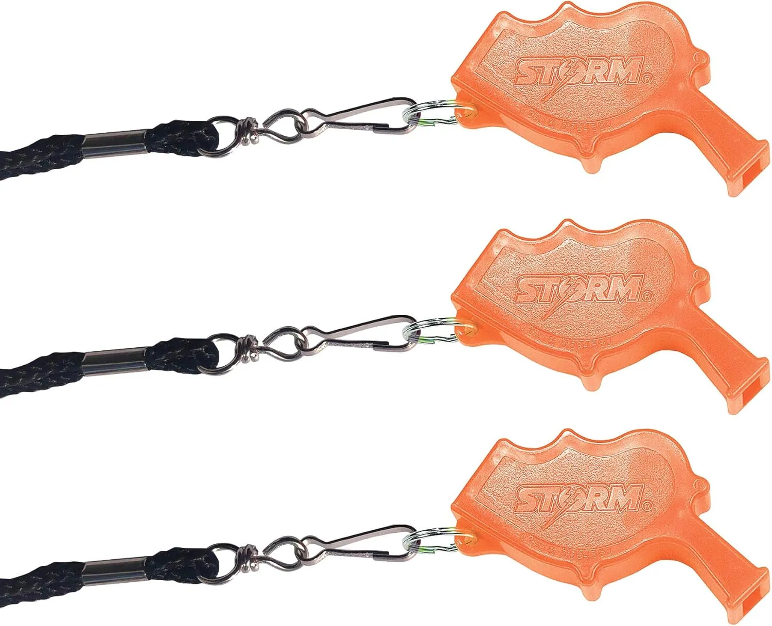 Storm World's Loudest Outdoor Safety Whistle | Emergency, Marine, Police, Underwater, Survival | Includes Lanyard