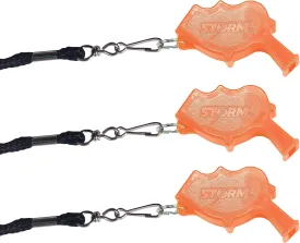 Storm World's Loudest Outdoor Safety Whistle | Emergency, Marine, Police, Underwater, Survival | Includes Lanyard