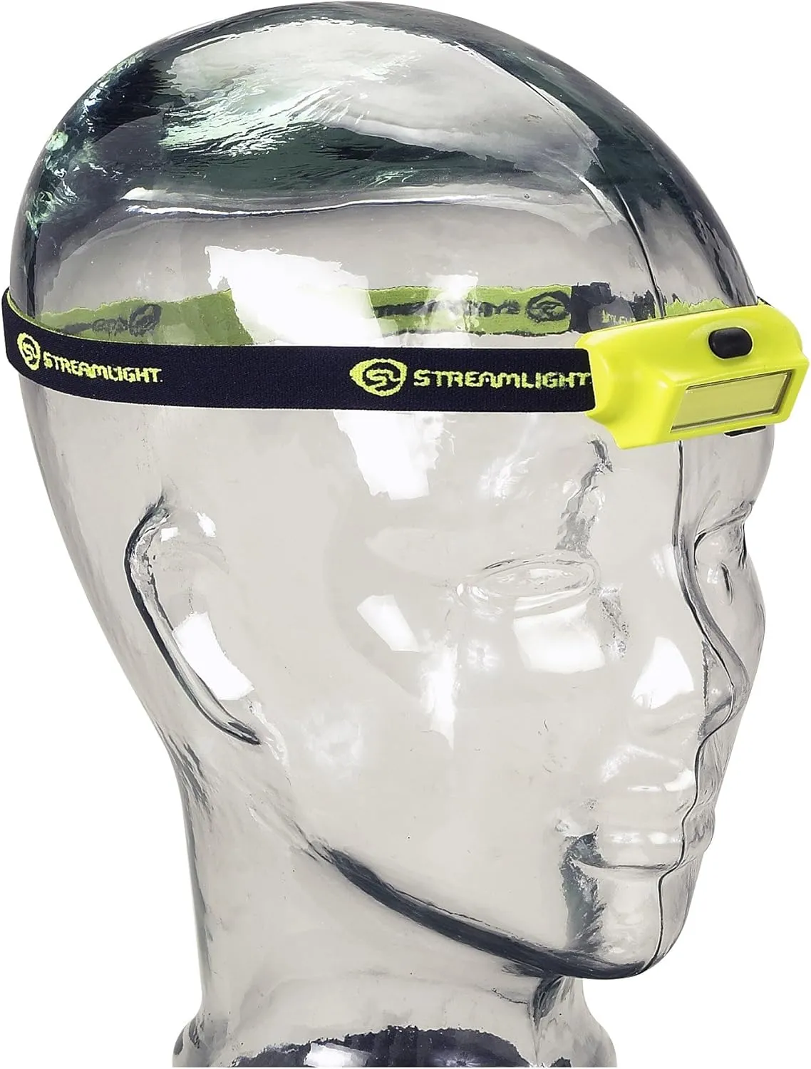 Streamlight 61700 Bandit 180-Lumen USB Rechargeable LED Headlamp with Elastic Head Strap, Clip, and USB Cable, Yellow