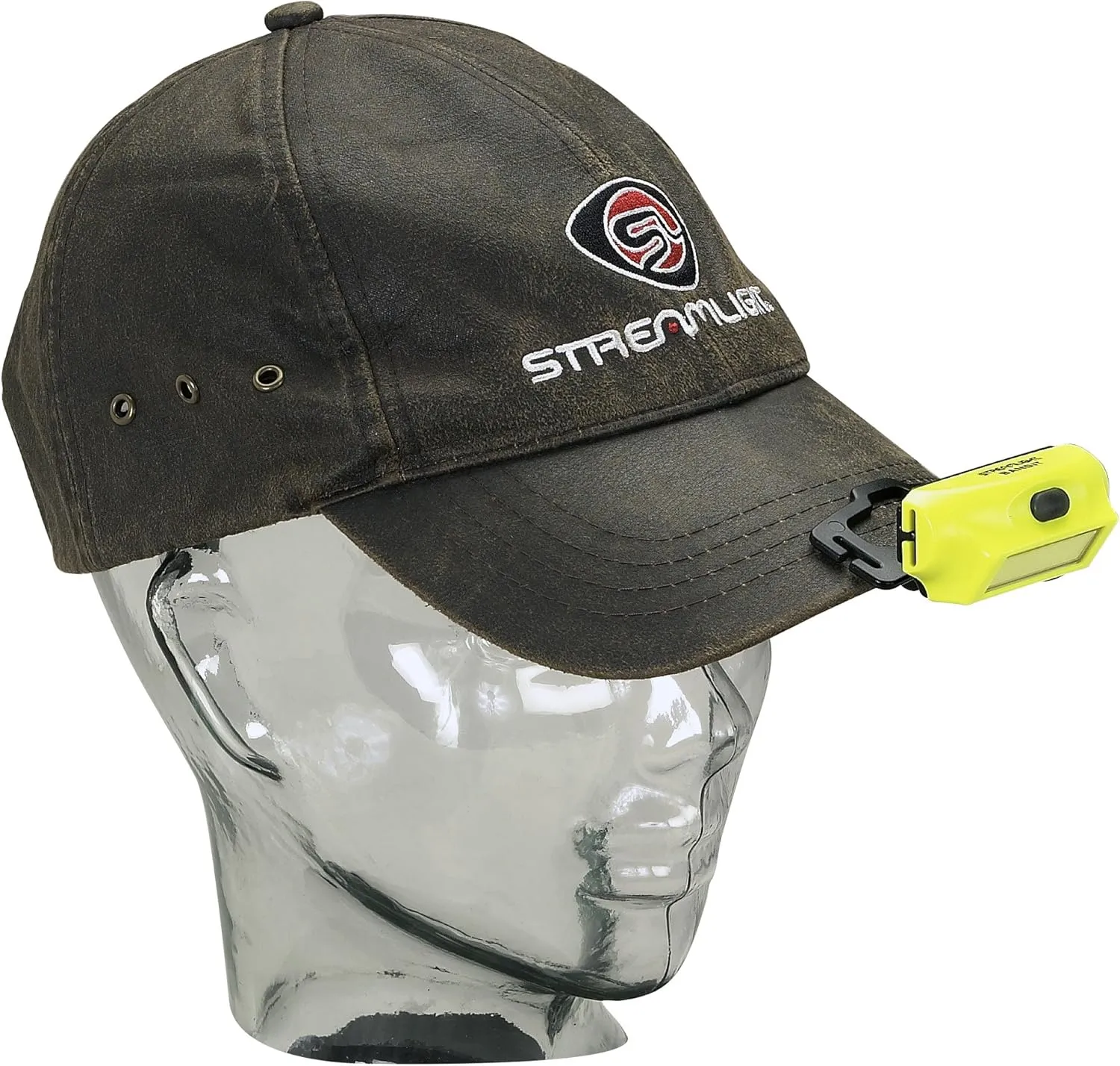 Streamlight 61700 Bandit 180-Lumen USB Rechargeable LED Headlamp with Elastic Head Strap, Clip, and USB Cable, Yellow