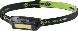 Streamlight 61714 Bandit Pro 180-Lumen USB Rechargeable LED Headlamp with Elastic Head Strap, Visor Clip, and USB Cable, Black