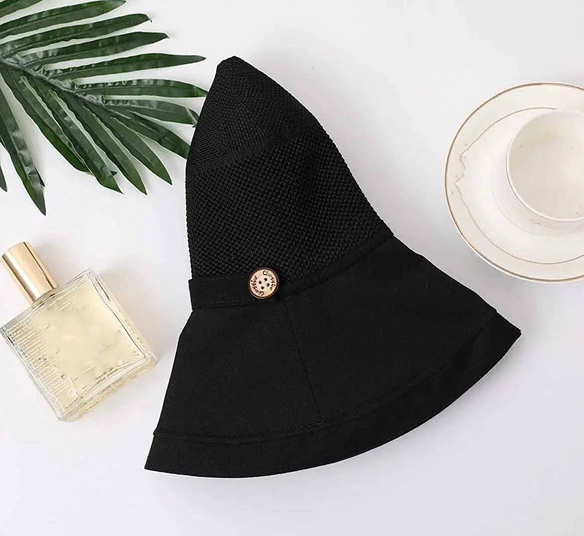 Summer Mesh Sun Hats for Women UV Protection Wide Brim Packable Beach Bucket Hat