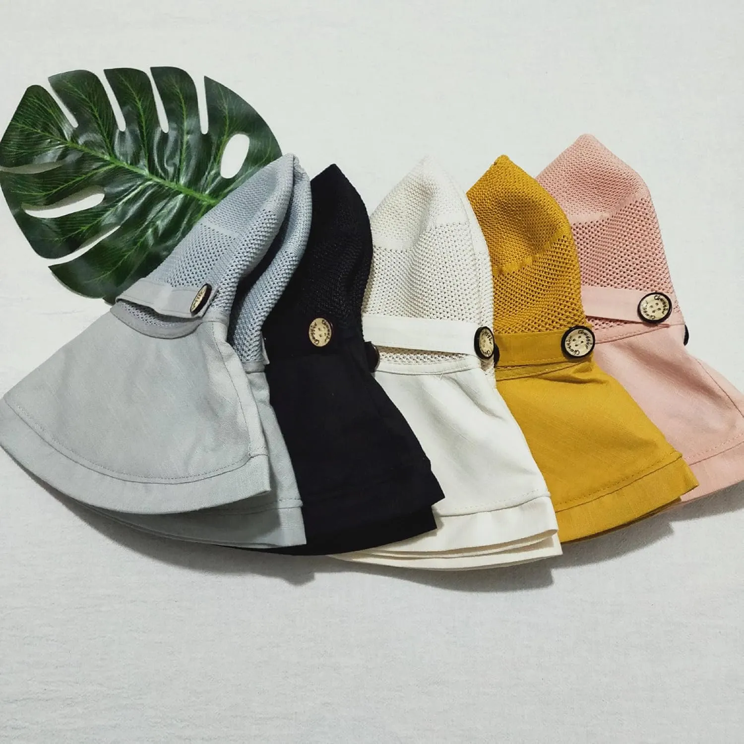 Summer Mesh Sun Hats for Women UV Protection Wide Brim Packable Beach Bucket Hat