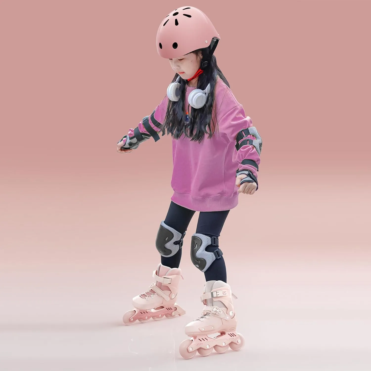 SWAY Adjustable Inline Skates for Kids, Teens and Adults, All Wheels Light Up High Performance Roller Skates for Boys and Girls Ideal for Roller Skate