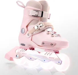 SWAY Adjustable Inline Skates for Kids, Teens and Adults, All Wheels Light Up High Performance Roller Skates for Boys and Girls Ideal for Roller Skate