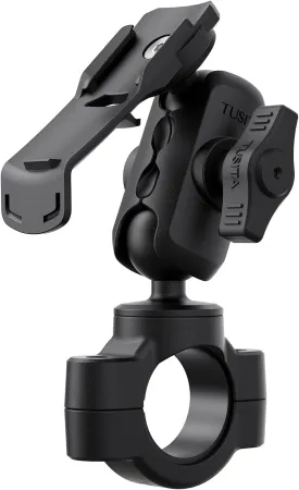 TUSITA Motorcycle GPS Mount - Holder Compatible with Garmin Handheld GPS - Double Socket Arm Handlebar Base