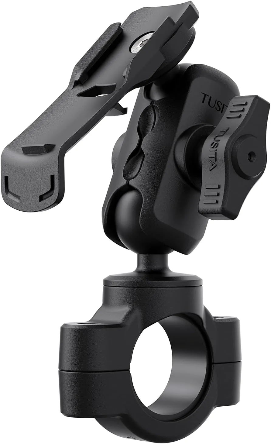 TUSITA Motorcycle GPS Mount - Holder Compatible with Garmin Handheld GPS - Double Socket Arm Handlebar Base