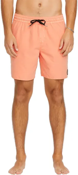 Volcom Men's Standard 17-inch Elastic Waist Surf Swim Trunks