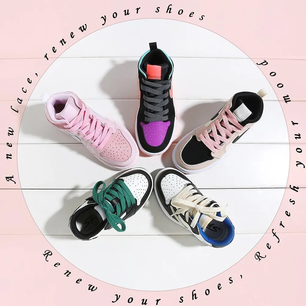 VSUDO Flat Shoe Laces for Sneakers, Shoelaces for Sneakers, Athletic Shoelaces