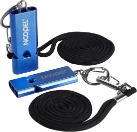 Whistle Emergency Noopel Three Tubes Survival Whistles 2 Pack with Lanyard and Keychain for Hiking Camping Kayak Sports Outdoor Safety Kids Lifeguard Rescue Signaling