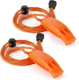 Whistle, Super Loud Emergency Whistle with Lanyard, Ideal for Boating, Swimming, Kayaking, Water Survival, Hiking, Camping